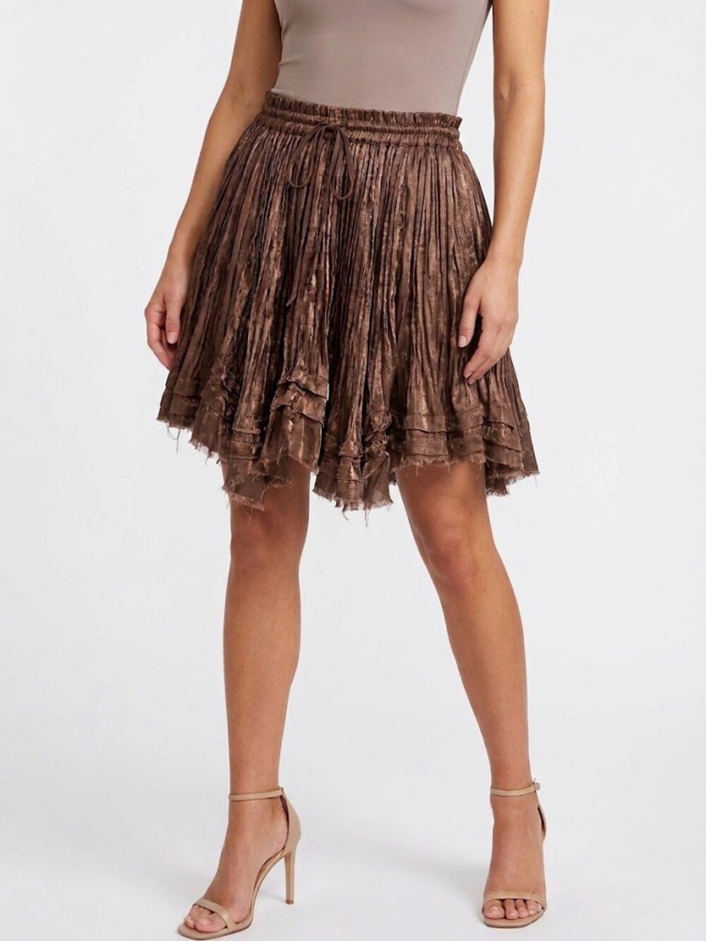 Free People Brown Mini Skirt Women’s Size S.